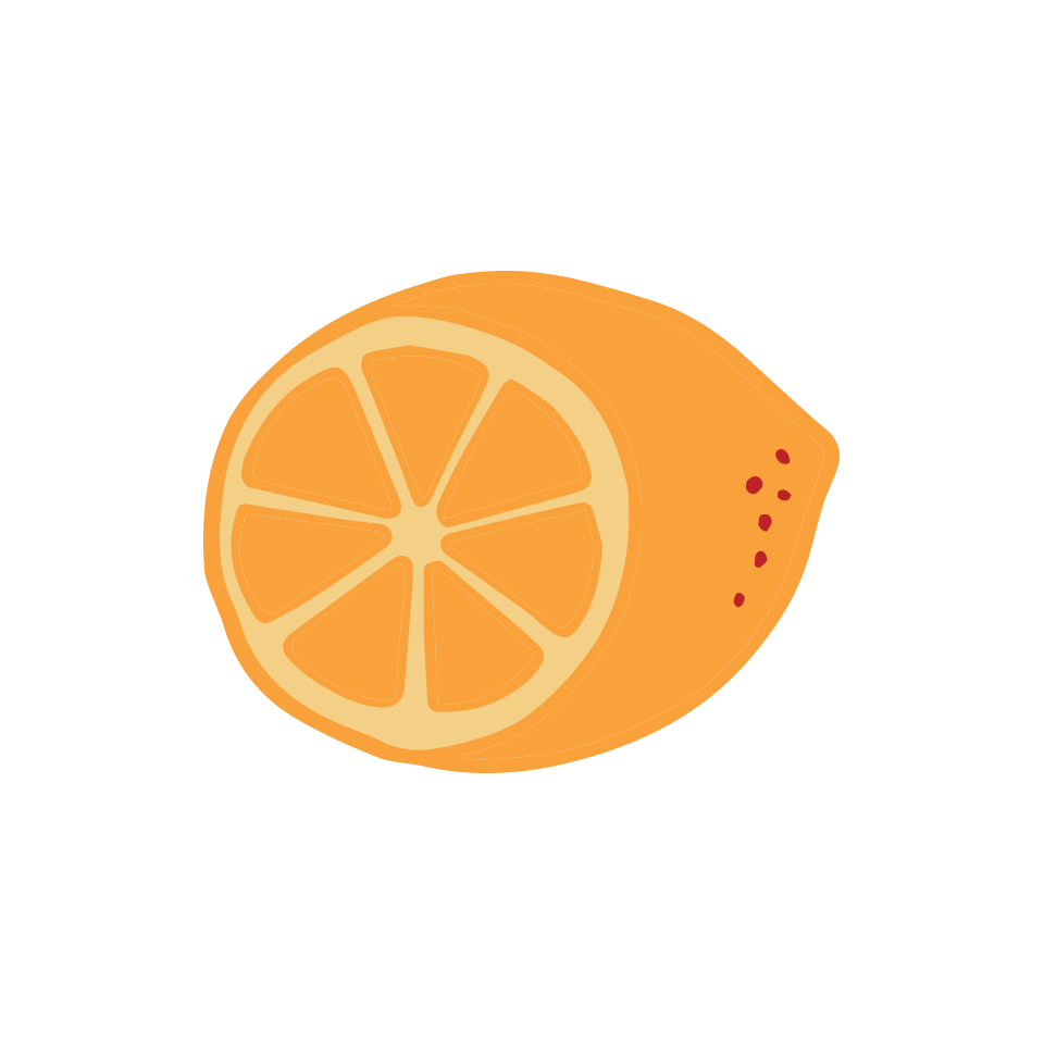 Illustration of a lemon