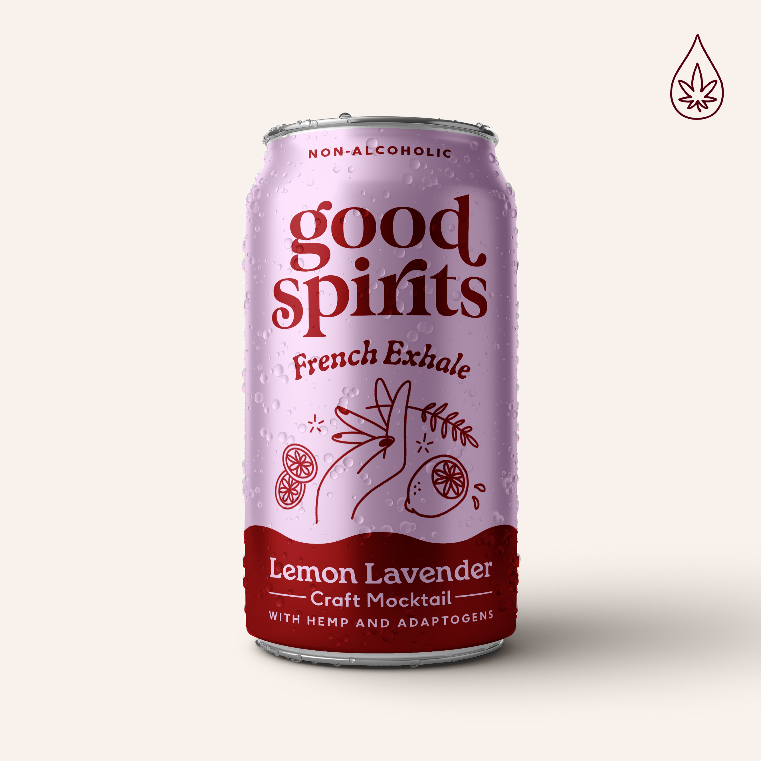 Front of the French Exhale CBD can