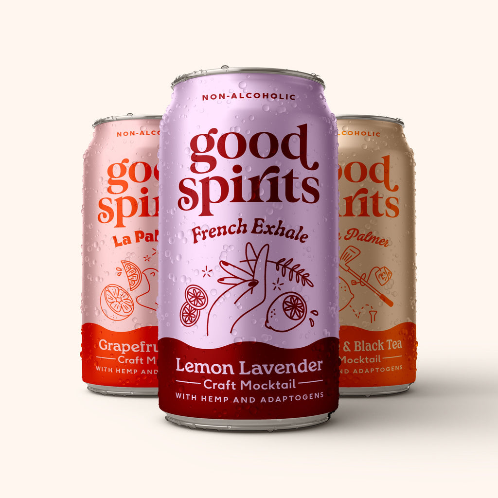All 3 cans of Good Spirits flavors